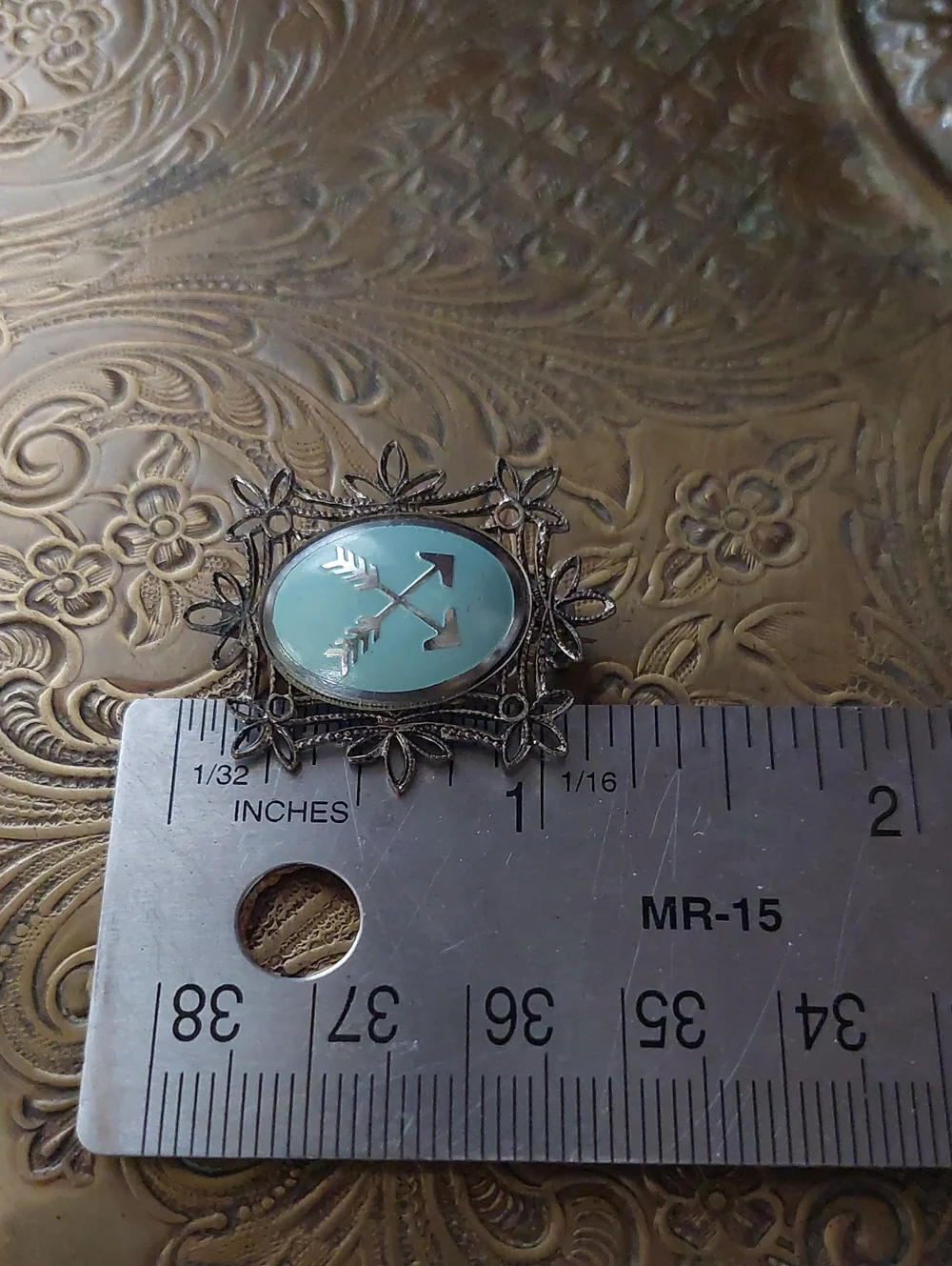 Vintage Filligree Brooch